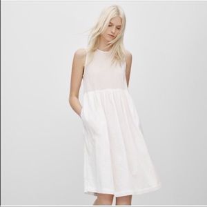 Wilfred Aritzia Looz White Cotton Midi Dress